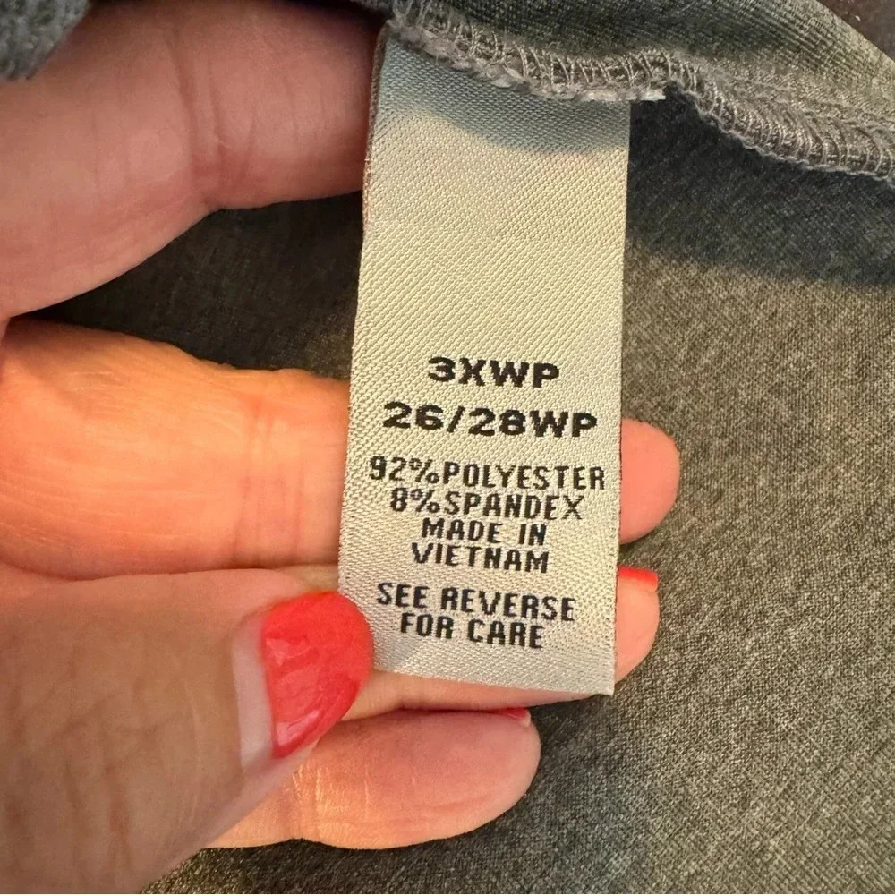Catherines Grey Open Front Hooded Cardigan‎ - Picture 6 of 9